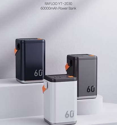 Batería externa de 60.000 mAh de alta capacidad