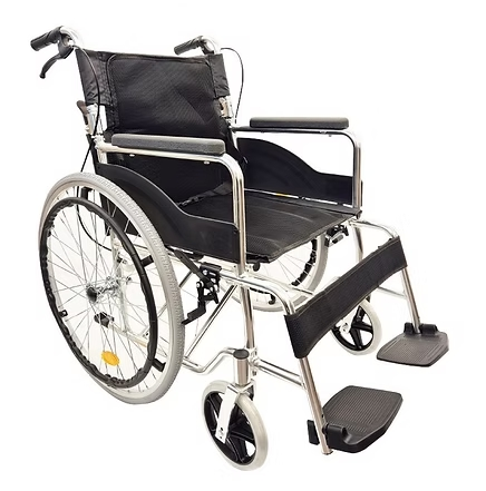 Silla de ruedas manual plegable